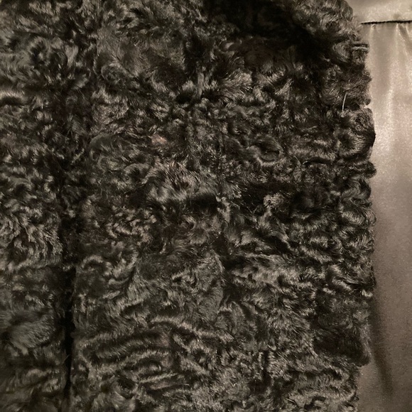 Vintage curly lamb cape 50s - Picture 5 of 5